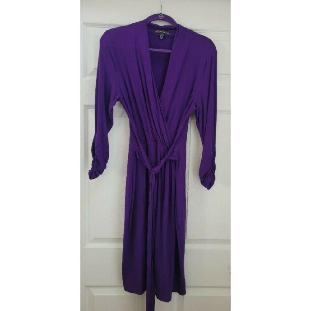 Adrianna Papell XL 14 Purple Dress Knit